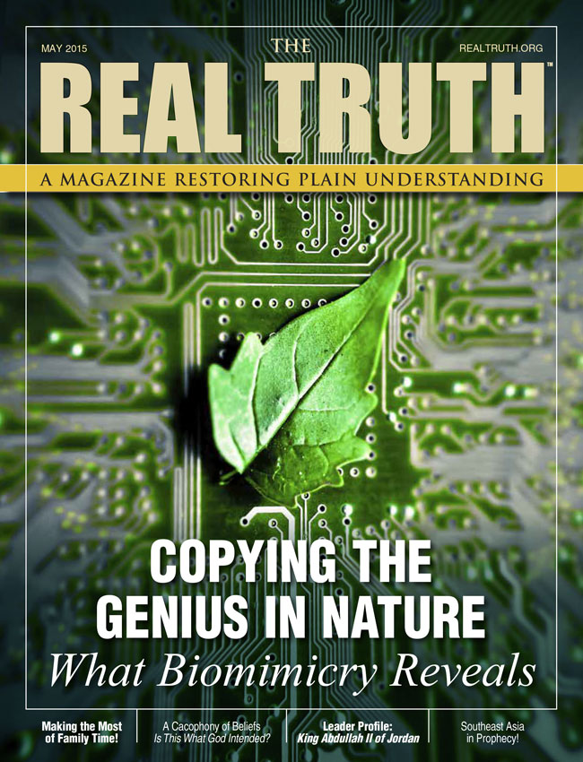 Image for Real Truth May 2015 – Copying the Genius in Nature – What Biomimicry Reveals
