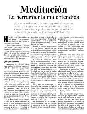 Image for Meditación – La herramienta malentendida
