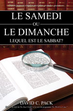 Image for Le Samedi ou le Dimanche, lequel est le Sabbat?